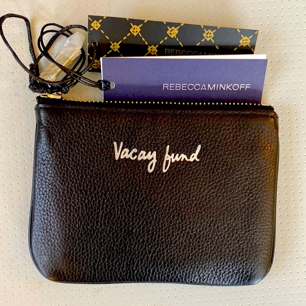 Rebecca Minkoff Vacay Fund coin purse